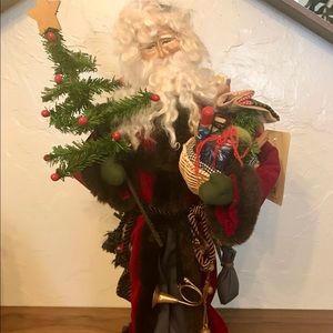 Rare Vintage House of Hatten cloth Santa Christmas collectible